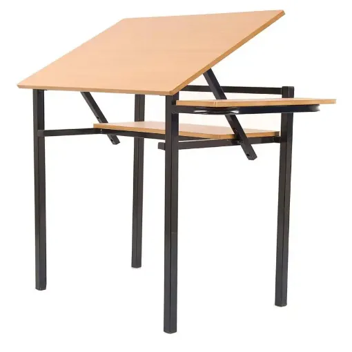 Picture of Drawing Table with Adjustable Top & Shelf