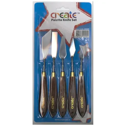 Picture of Create Metal Palette Knives 5 Assorted