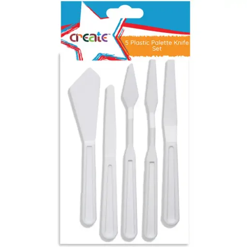 Picture of Plastic Palette Knives Set of 5