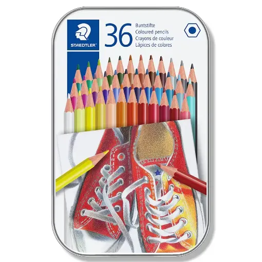 Picture of Staedtler Wood Free Colouring Pencils 36's