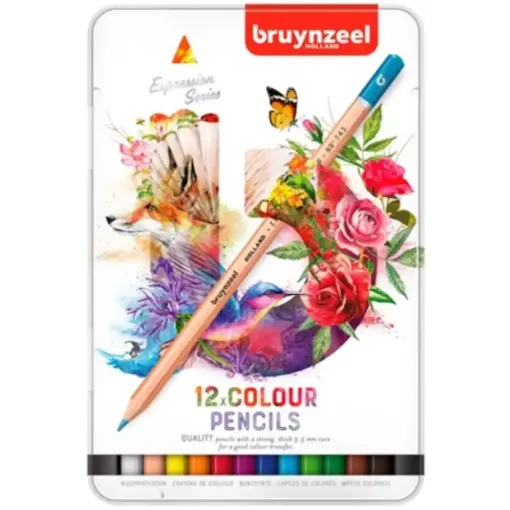 Picture of Bruynzeel Expression Colour Pencils 12 Set