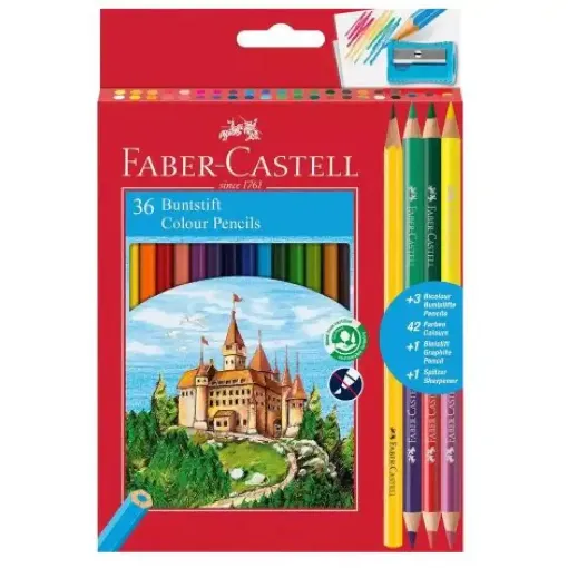 Picture of Faber Redline Colouring Pencils 36+3 Free