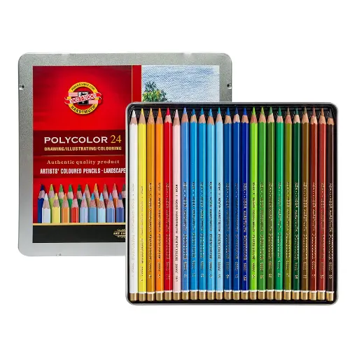 Picture of Koh-I-Noor Polycolour Pencils Lanscape Colours 24's