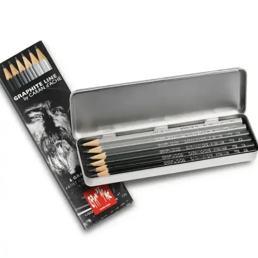 Picture of Caran d'Ache Graphite Line Metal Box Set