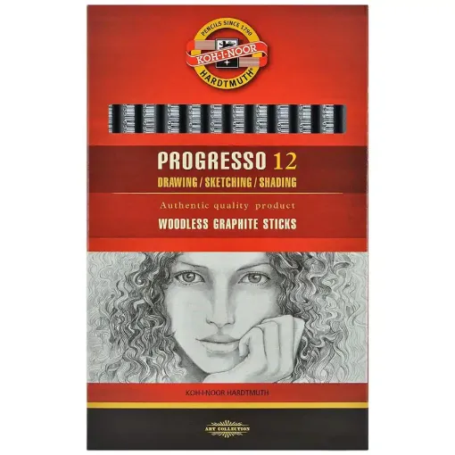 Picture of Koh-I-Noor Progresso Graphite Pencil Pack of 12 Range