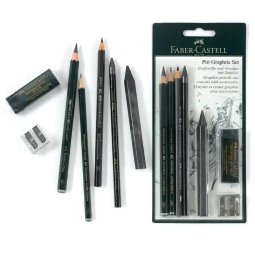 Picture of Faber Castell Pitt Monochrome Graphite Set