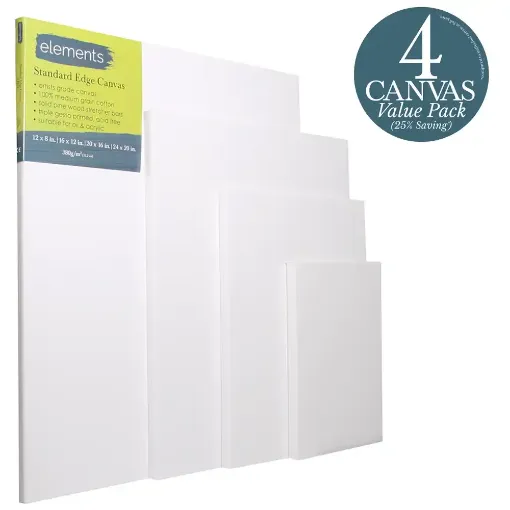 Picture of Elements Stretch Canvas Variety Pack of 4