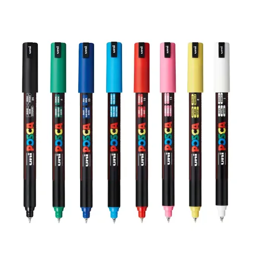 Picture of Posca PC-1MR Ultra Fine Pen Range of Colours