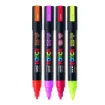 Picture of Posca PC-5M Bullet Tip Markers Fluorescent 4 Pack