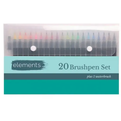Picture of Elements Watercolour Brushpen Set of 21
