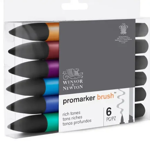 Picture of Promarker Brush Rich Tones Set of 6