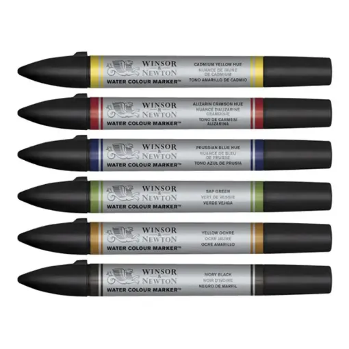 Picture of Winsor & Newton Watercolour Markers S1 Range of Colours