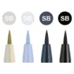 Picture of Faber Castell Pitt Artist Brush Pens Greys 4 Pack