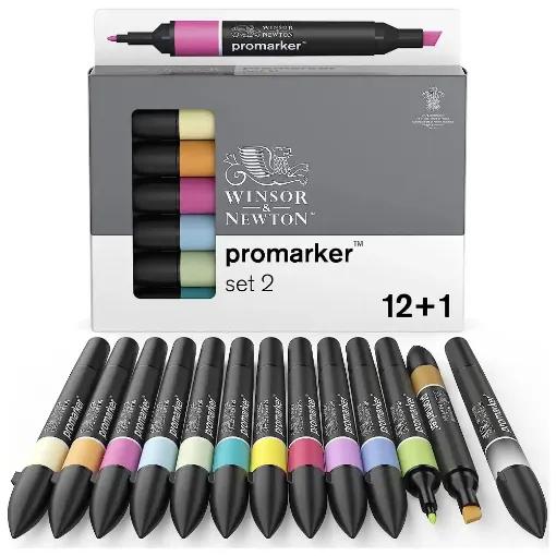 Picture of W&N Promarker Pastel Set 2 12 Pack