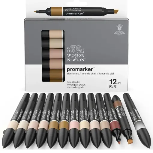 Picture of W&N Promarker Skin Tones 12 Pack