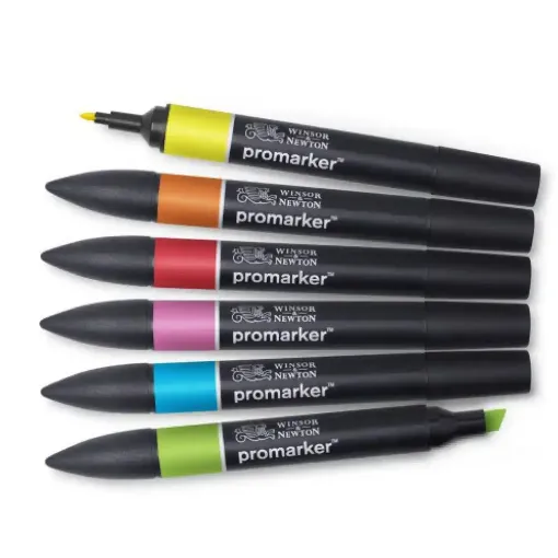 Picture of W&N Promarker Vibrant 6 Pack