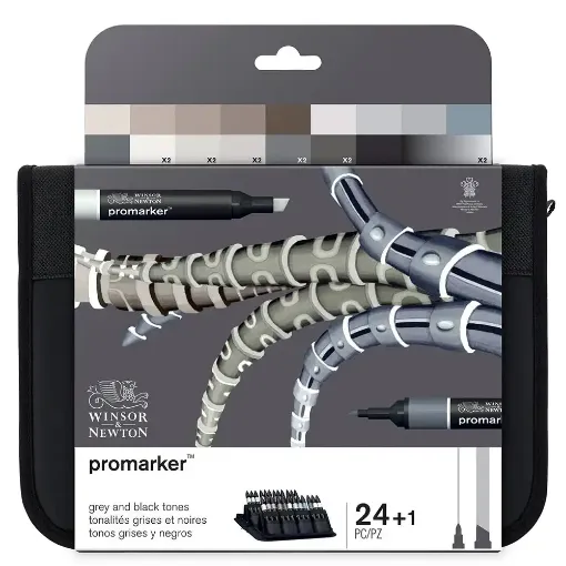 Picture of Promarker Designer Grey & Black Tones Set of 24
