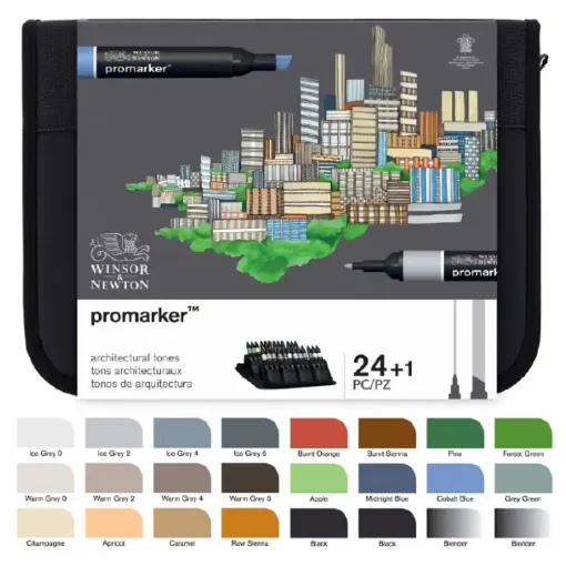 Picture of Promarker Architectural Tones Set of 24