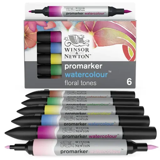 Picture of Promarker Watercolour Floral Tones Set of 6