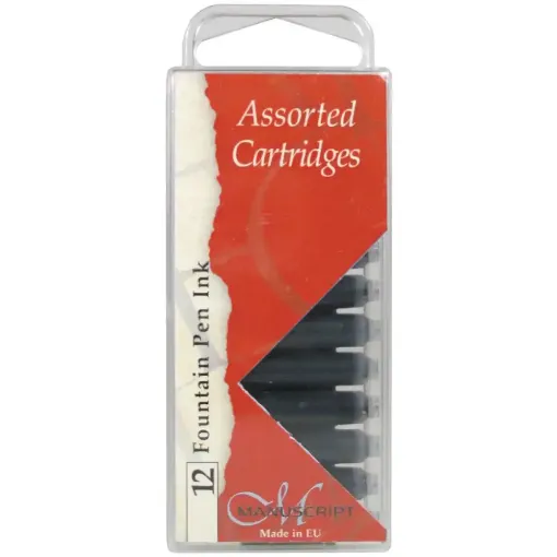 Picture of Manuscript Ink Cartridges Assorted Pack of 12