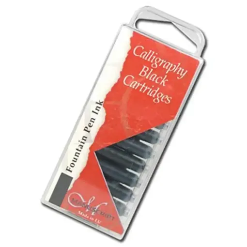 Picture of Manuscript Ink Cartridges Black for Fountain Pens 12 Pack