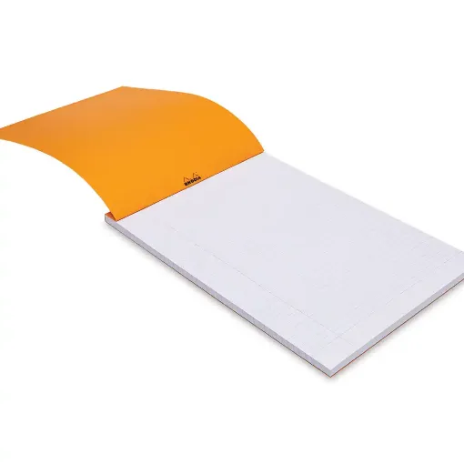 Picture of Rhodia Quadrillo Orange Pad 4 Hole 21x31 80 Sheet