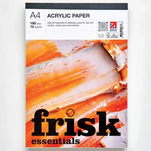 Picture of Frisk A4 Acrylic Paper Pad 190g 12 Sheets