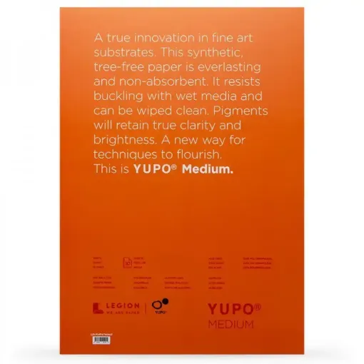 Picture of Yupo 5"x7" White Polypropylene Pad 200g 10 Sheets 