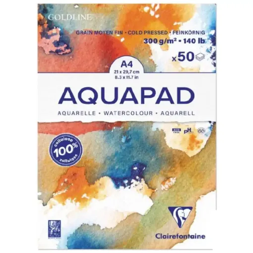 Picture of Goldline A4 Aquapad 300g 50 Sheets