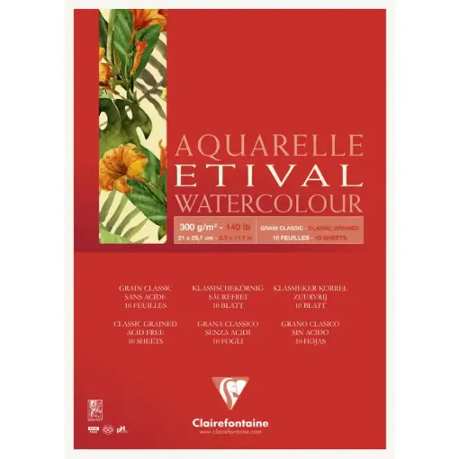 Picture of Etival A3 Watercolour Pad 300g 10 Sheets