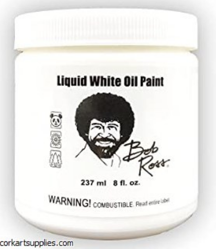 Picture of Bob Ross Liquid White Oil Paint 237ml