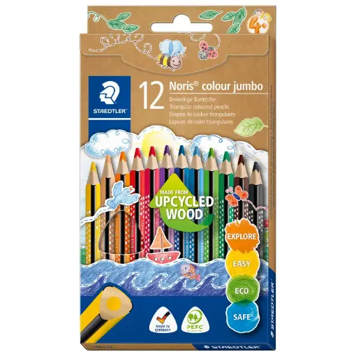 Picture of Staedtler Noris Jumbo Colour Pencils Pack of 12