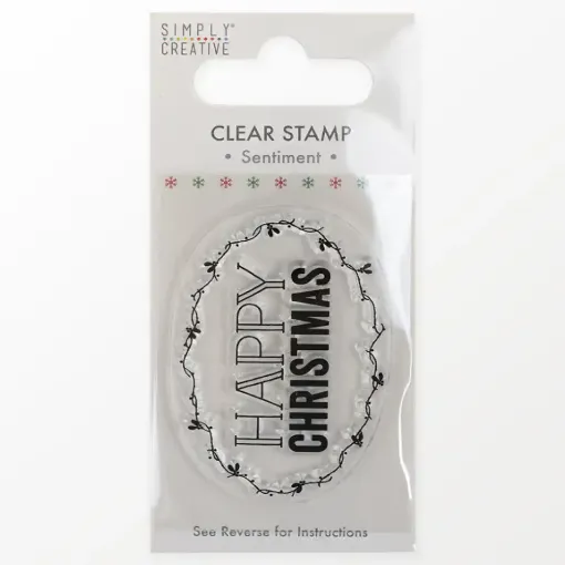 Picture of Simply Creative Christmas Stamp Happy Christmas