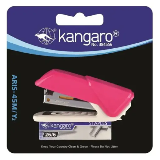 Picture of Kangaro Aris Mini Stapler & 26/6 Staples Set