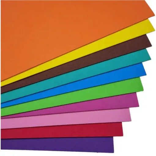 Picture of Foam A4 assorted pk of 10 sheets