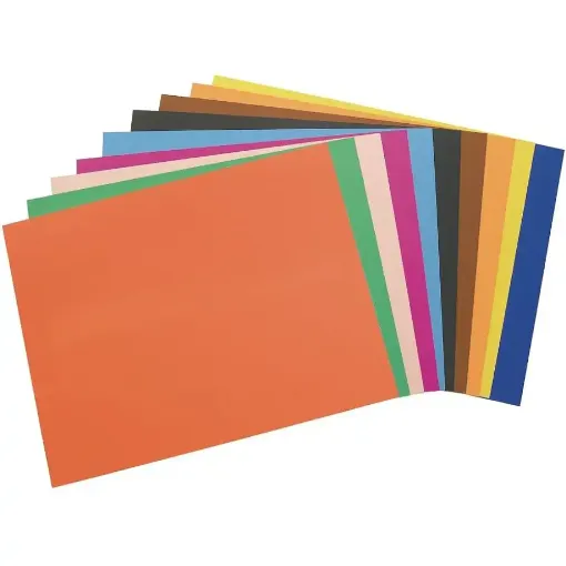 Picture of A2 120g Hellerman Assorted Activity Card 100 Sheets