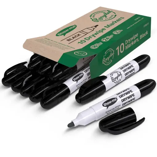 Picture of Show me Teacher Whiteboard Markers Bullet Tip 10 Pack