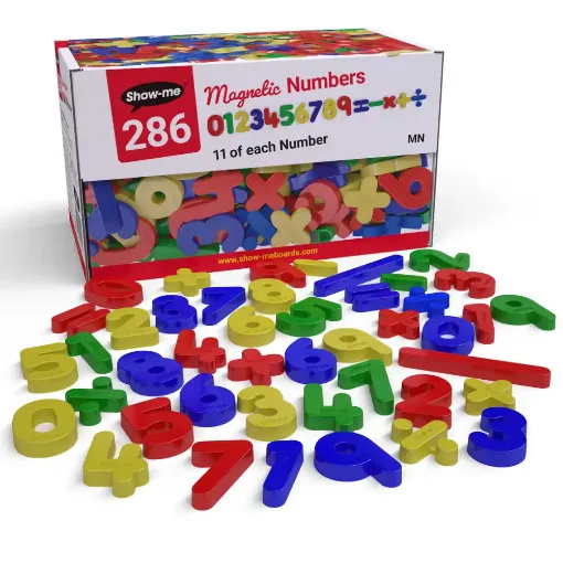 Picture of Show Me 286 Magnetic Numbers & Symbols