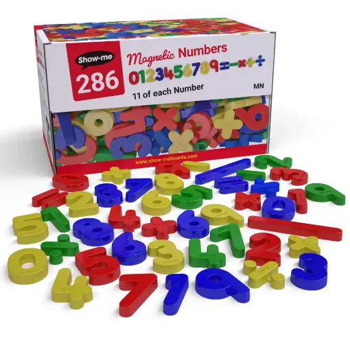 Picture of Show-me 286 Magnetic Numbers/symbols Maths DNR