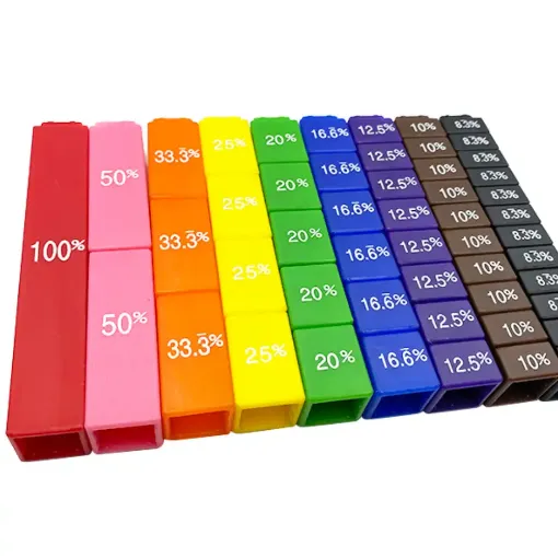 Picture of Fraction Tower Cubes - Percentages Set