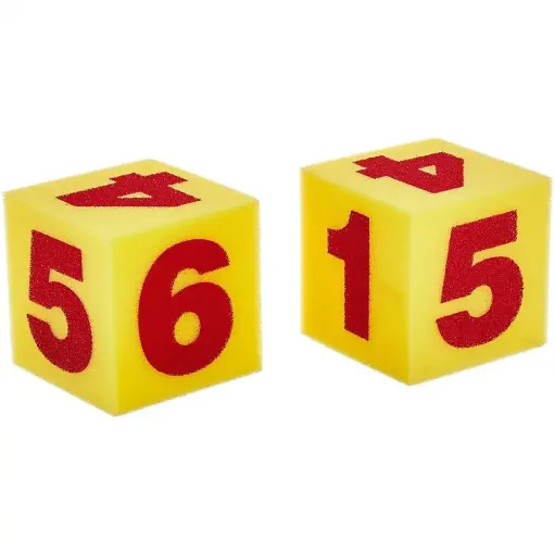 Picture of Giant Soft Number Cubes set 2 