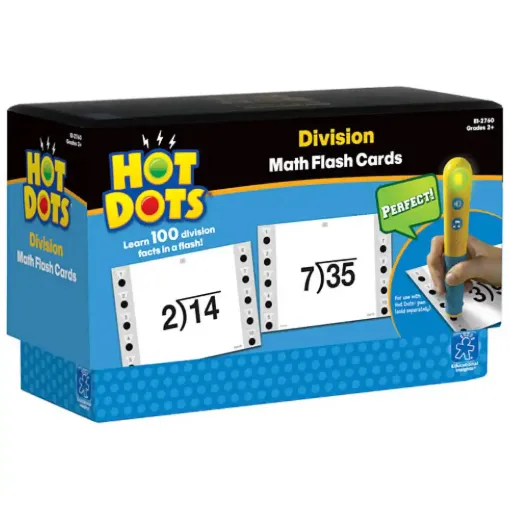 Picture of Hot Dots Division Flash Cards