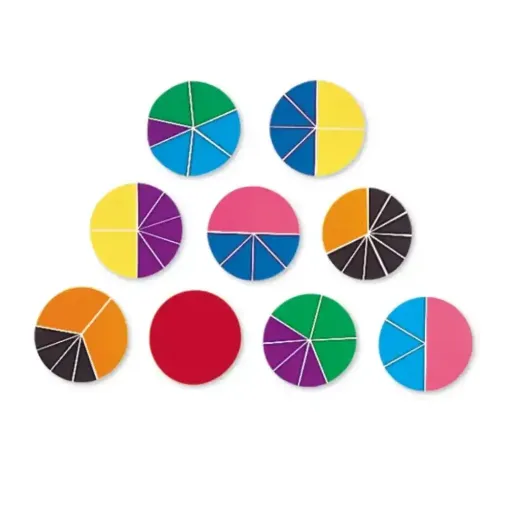 Picture of Rainbow Fraction Circles 