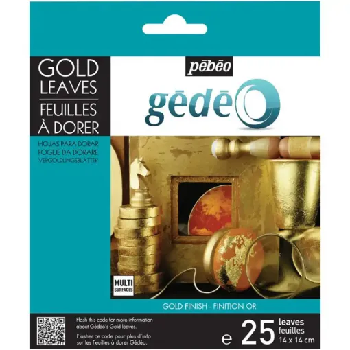 Picture of Pebeo Gedeo Gold Gilding Leaves Pack of 25 