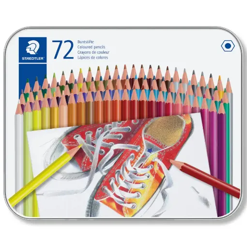 Picture of Staedtler Wood Free Colouring Pencils 72's