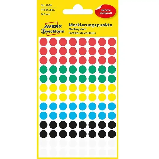 Picture of Avery Colour Coding 8mm Dots 