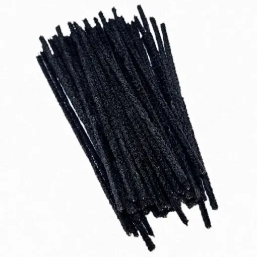 Picture of Pipe Cleaners 6" (50) Black