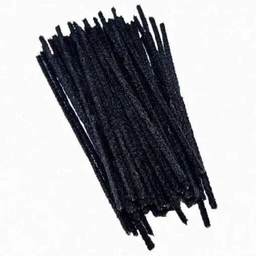 Picture of Pipe Cleaners 6"Black Pack of 50