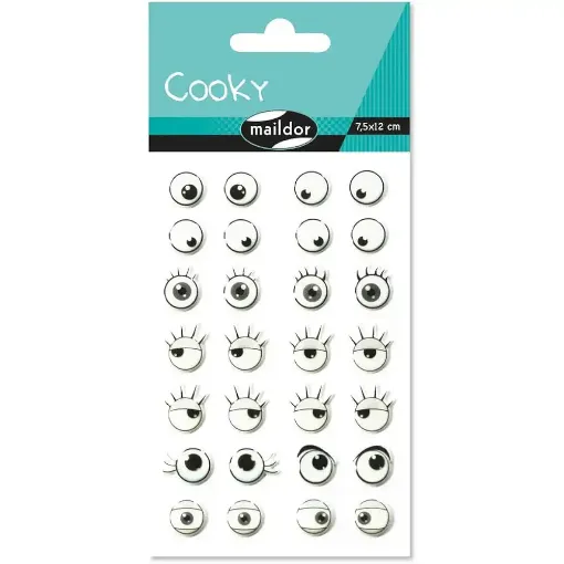 Picture of Cooky Eyes Design Stickers 7.5 x 12cm 