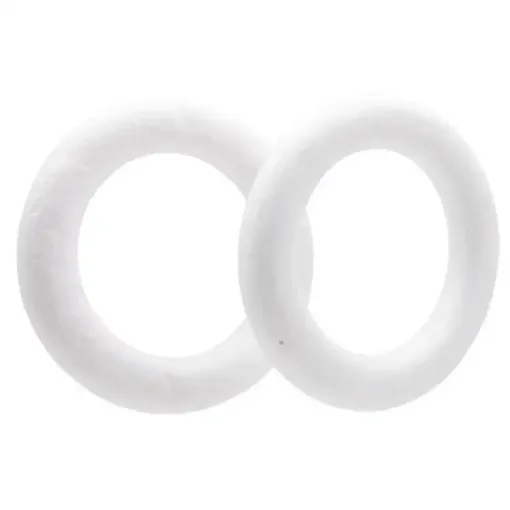 Picture of Styrofoam Circles Wreaths pk 2  dia 140mm